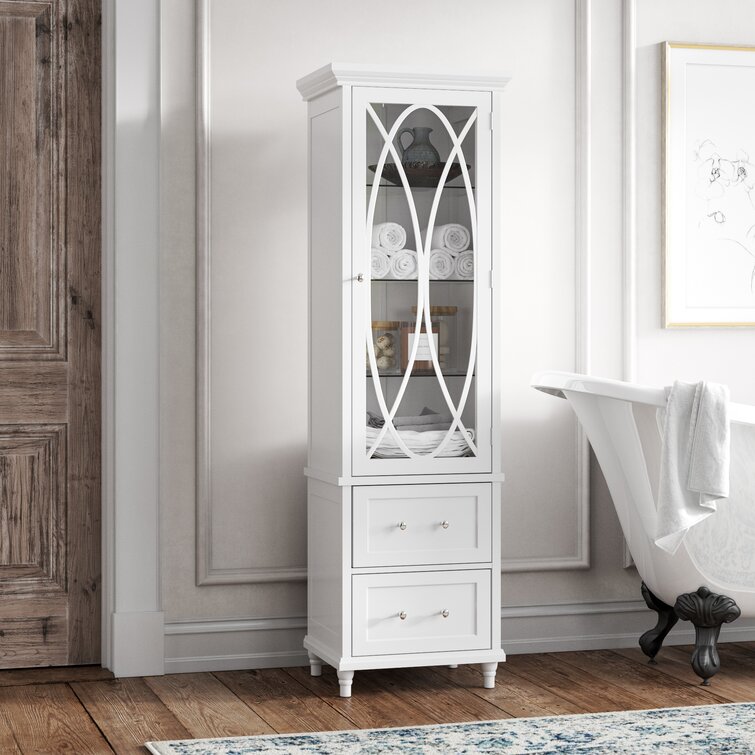 Linen cabinet online doors